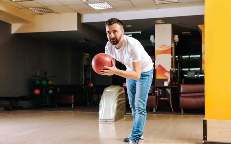 Image of Bowler Targeting His Shot For Improving Your Bowling Targeting Article
