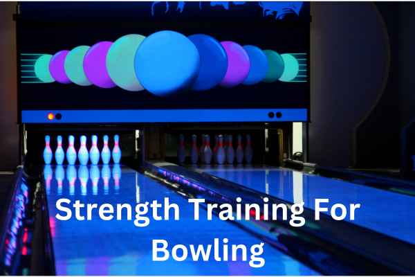 Strength Training For Bowling - Image Of A Bowling Lane illuminated in Blue light