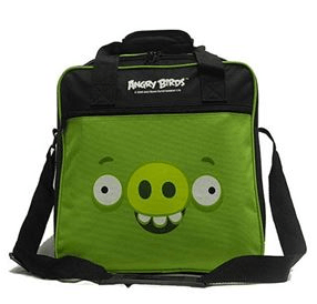 Columbia 300 Angry Birds Single Ball Green Pig Bowling Bag